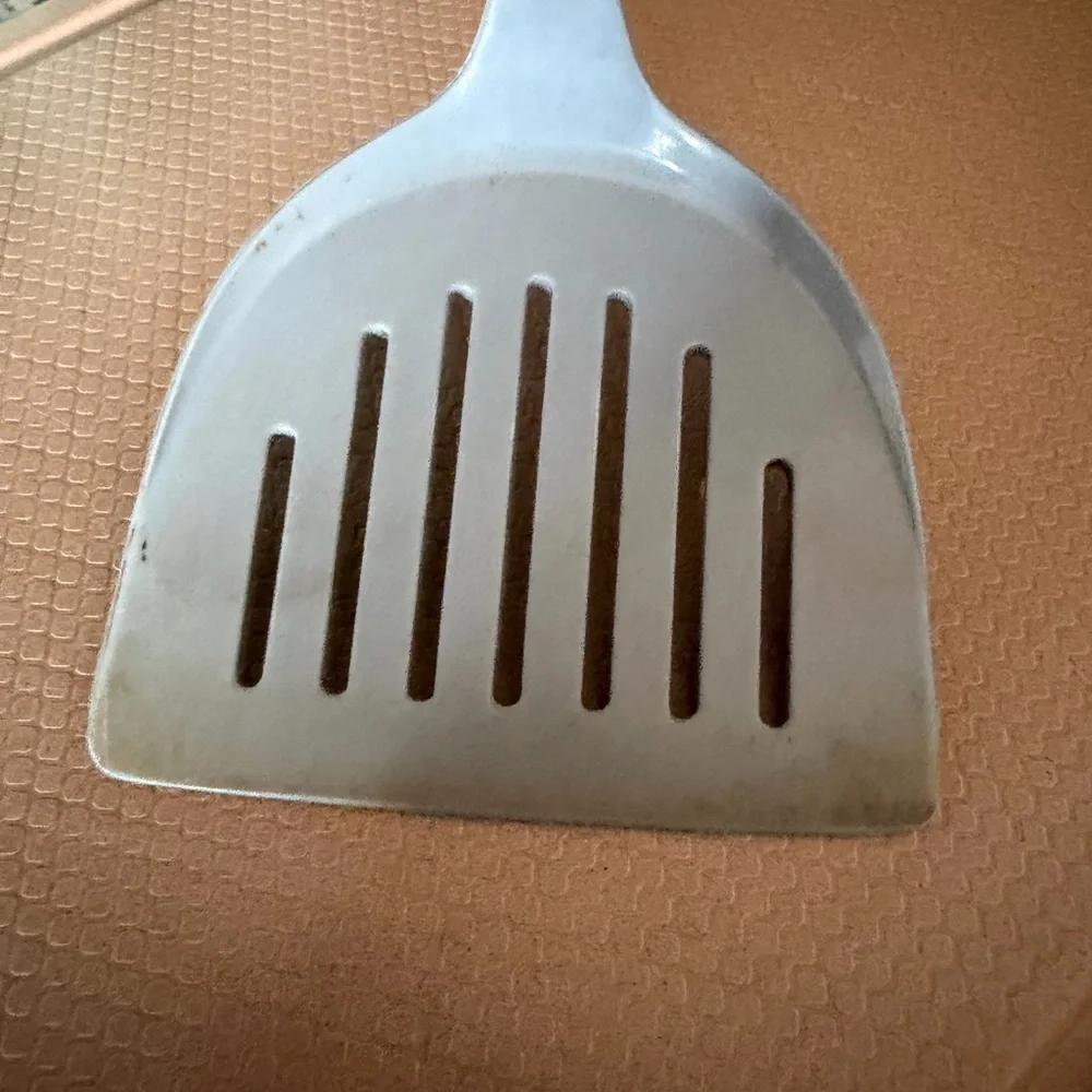 Vintage Light Blue EKCO Plastic Slotted Spatula‎ 11”